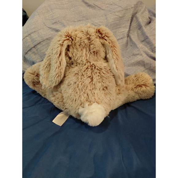 Melissa and Doug Plush Rabbit Bunny Frosted Brown Stuffed Animal Easter Toy 9" - Picture 2 of 3